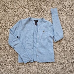 Ralph Lauren Light Blue Cardigan Sweater